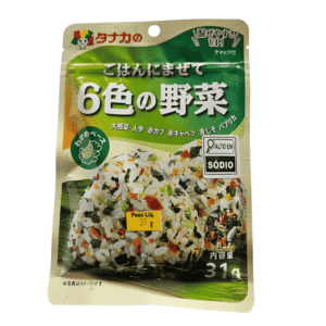 FURIKAKE GOHAN NI MAZETE 6 SHOYU NO YASAI TANAKA 31 G