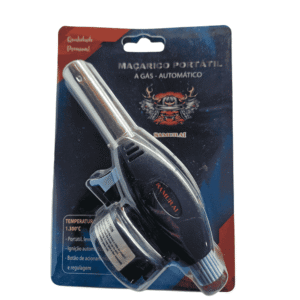 MAÇARICO PORTÁTIL A GÁS - AUTOMÁTICO SAMURAI.
