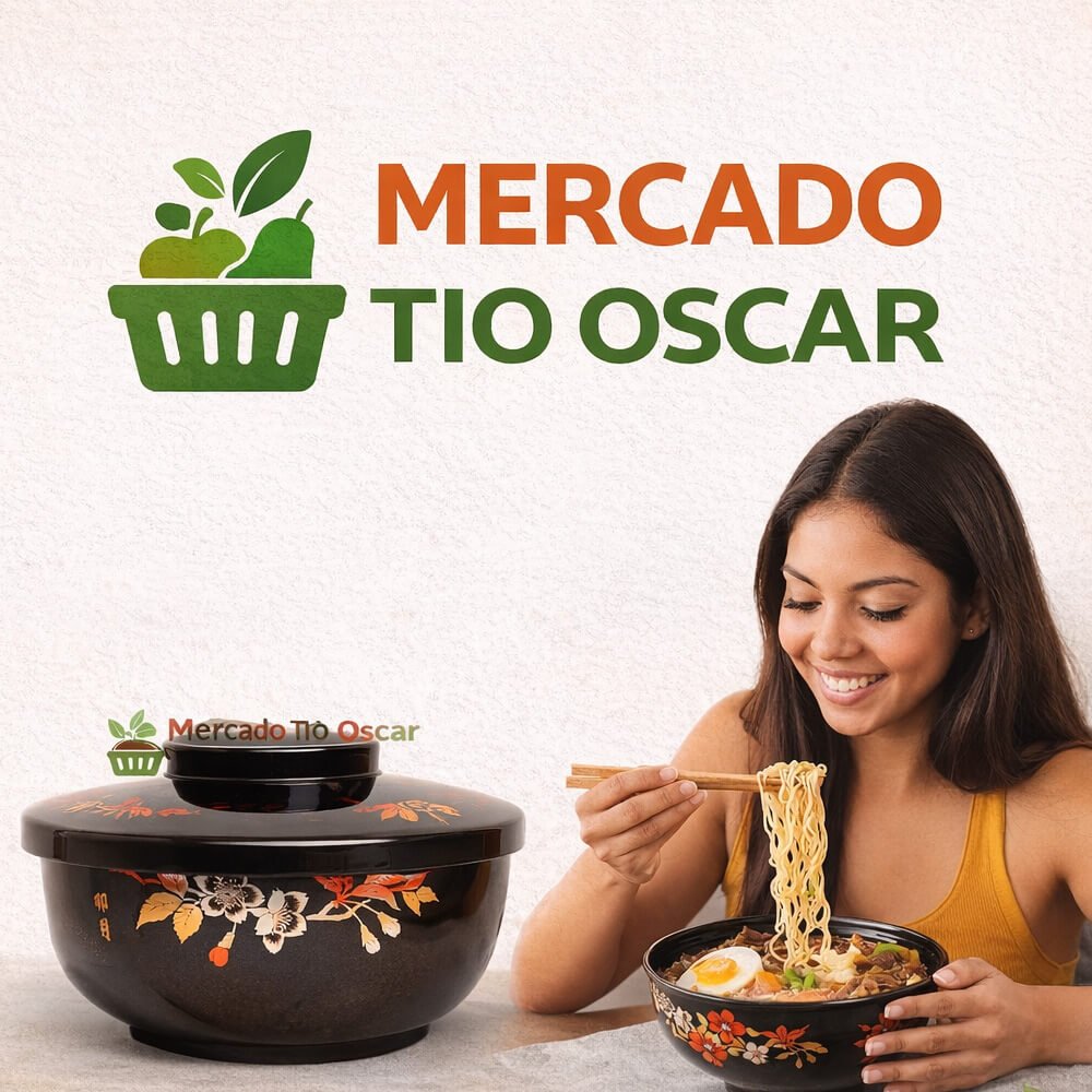 Ramen Japonês Tradicional com Utensílios Orientais Mercado Tio Oscar