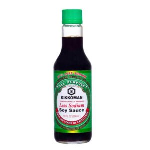 Molho de Soja Kikkoman Less Sodium 296ml